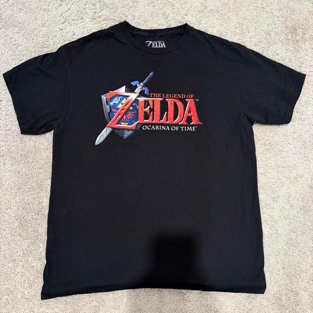 Nintendo Men's Black T-shirt